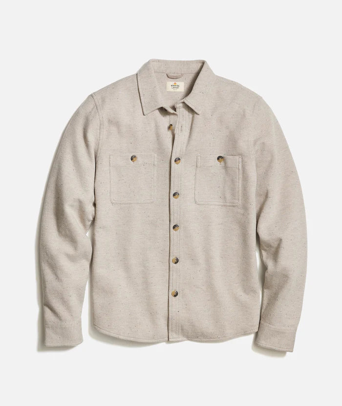 Pacifica Stretch Twill Shirt- Oatmeal